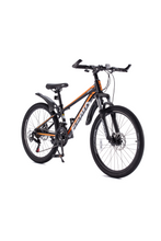 Load image into Gallery viewer, RoyalBaby RoyAlloy Mountain Bike 24&quot; 21-S(24-25)-Black