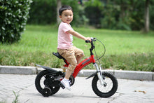 Load image into Gallery viewer, RoyalBaby Kids Bike 16&quot; Red for 4-7 Years Old Flying Bear Full Suspension Bike