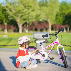 RoyalBaby Moon 5 Economic Magnesium Kids Bike 18''(CM18-5)-Pink
