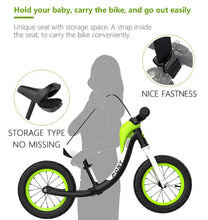 Load image into Gallery viewer, RoyalBaby Pony Alloy Balance Bike 12&quot;-Black