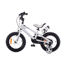 Load image into Gallery viewer, RoyalBaby Kids Bike 14&quot; White for 3-6 Years Old BMX Freestyle