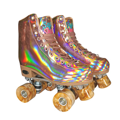 Squad Skates Vibe Roller Skates (BL-01) EU38/US7 to EU42/US10-Rose Gold