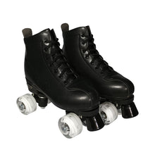 Load image into Gallery viewer, Squad Skates Mellow Roller Skates for Teens Adult with LED Wheels (F-675) EU35/US5 to EU41/US9.5 -Black