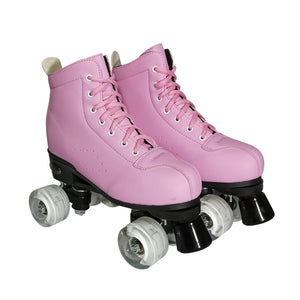 Squad Skates Mellow Roller Skates for Teens Adult with LED Wheels (F-675) EU35/US5 to EU41/US9.5 -Pink