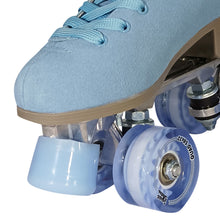 Load image into Gallery viewer, Squad Skates Vibe Suede Roller Skates 4 Wheels EU35.5/US6 to EU44/US12 in Lavender Blue