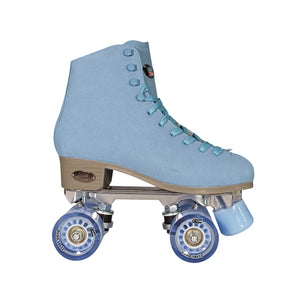 Squad Skates Vibe Suede Roller Skates 4 Wheels EU35.5/US6 to EU44/US12 in Lavender Blue