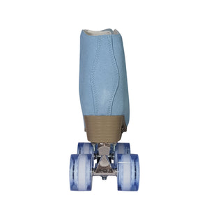 Squad Skates Vibe Suede Roller Skates 4 Wheels EU35.5/US6 to EU44/US12 in Lavender Blue