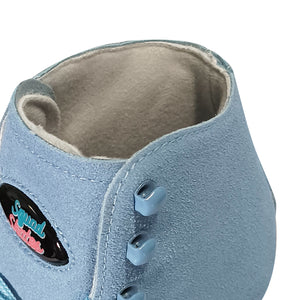 Squad Skates Vibe Suede Roller Skates 4 Wheels EU35.5/US6 to EU44/US12 in Lavender Blue