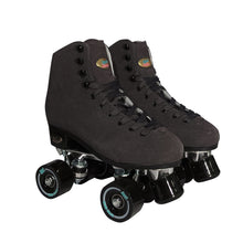 Load image into Gallery viewer, Squad Skates Vibe Suede Roller Skates 4 Wheels EU35.5/US6 to EU44/US12 in Smoke Grey/Gold