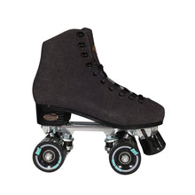 Load image into Gallery viewer, Squad Skates Vibe Suede Roller Skates 4 Wheels EU35.5/US6 to EU44/US12 in Smoke Grey/Gold