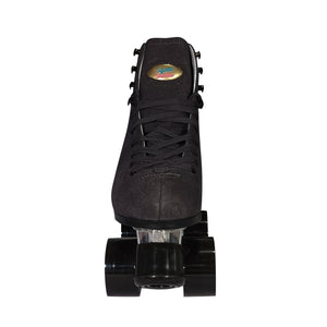 Squad Skates Vibe Suede Roller Skates 4 Wheels EU35.5/US6 to EU44/US12 in Smoke Grey/Gold