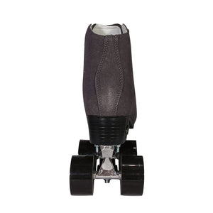 Squad Skates Vibe Suede Roller Skates 4 Wheels EU35.5/US6 to EU44/US12 in Smoke Grey/Gold
