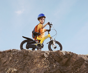 RoyalBaby Kids Bike 16" Yellow for 4-7 Years Old Flying Bear Full Suspension Bike