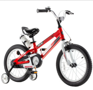 RoyalBaby Kids Bike 16" Red for 4-7 Years Old Space No. 1 Aluminum Kids Bike