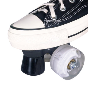 Squad Skates Canvas Sneaker Skates Chucks Roller Skate for Men Women (E033) EU36 to EU43 in Black