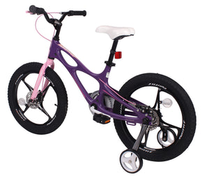 RoyalBaby Kids Bike 18" Purple for 6-9 Years Old Space Shuttle Magnesium Bike
