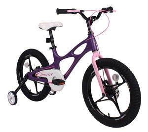 RoyalBaby Kids Bike 16" Purple for 4-7 Years Old Space Shuttle Magnesium Bike