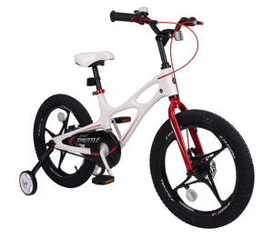 RoyalBaby Kids Bike 16" White for 4-7 Years Old Space Shuttle Magnesium Bike