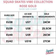 Load image into Gallery viewer, Squad Skates Vibe Roller Skates (BL-01) EU38/US7 to EU42/US10-Rose Gold