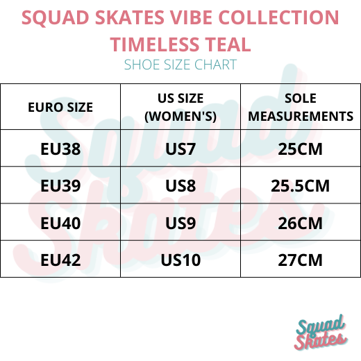Squad Skates Vibe Roller Skates BL 01 EU38 US7 to EU42 US10