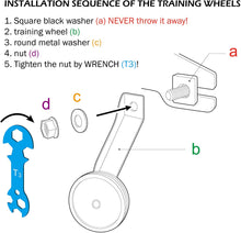Load image into Gallery viewer, RoyalBaby Training Wheels Set for 16&quot; Bikes-Black