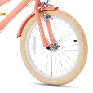 RoyalBaby Macaron Kids Vintage Bike 20'' for 8-12 Years Old(20B-6.3)-Fresh Pink