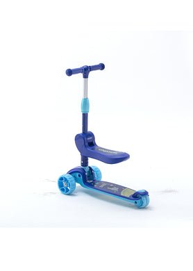 RoyalBaby Chipmunk 2 in 1 Toddler Kids Scooter w/ Seat (CM-S2)-Blue