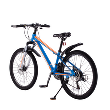 Load image into Gallery viewer, RoyalBaby RoyAlloy Teens Womens Mountain Bike 24&quot; 21-Speed (24-25)- Blue