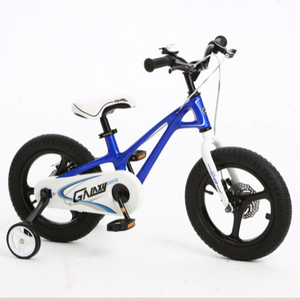 RoyalBaby Kids Bike Galaxy Fleet Plus Magnesium 16'' Blue for 4-7 Years Old (RB16-27)