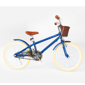 RoyalBaby Macaron Kids Vintage Bike 16'' Kids Bike (16B-6.3)- Dark Blue