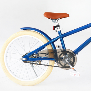 RoyalBaby Macaron Kids Vintage Bike 18'' Kids Bike (18B-6.3) - Dark Blue