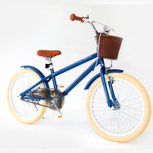 Load image into Gallery viewer, RoyalBaby Macaron Kids Vintage Bike 18&#39;&#39; Kids Bike (18B-6.3) - Dark Blue