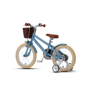 RoyalBaby Macaron Kids Vintage Bike 16'' for 4-7 Years Old(16B-6.3)- Light Blue
