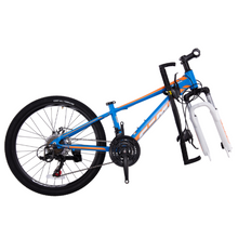 Load image into Gallery viewer, RoyalBaby RoyAlloy Teens Womens Mountain Bike 24&quot; 21-Speed (24-25)- Blue