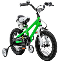 Load image into Gallery viewer, RoyalBaby Kids Bike 16&quot; Green for 4-7 Years Old BMX Freestyle
