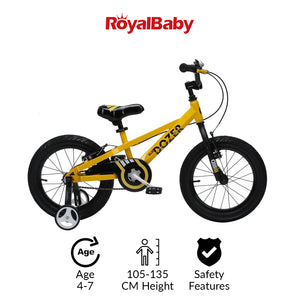 RoyalBaby Bulldozer Fat Bike 16"-Yellow