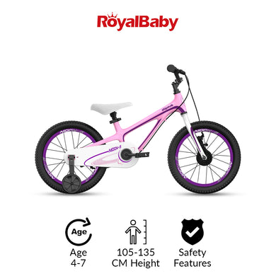 RoyalBaby Moon 5 Economic Magnesium Kids Bike 16''(CM16-5)-Pink