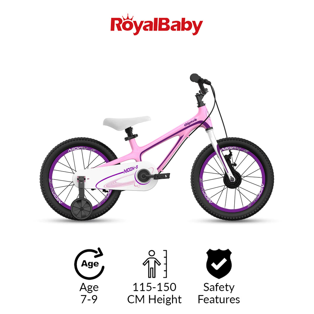 RoyalBaby Moon 5 Economic Magnesium Kids Bike 18''(CM18-5)-Pink