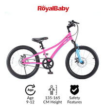 Load image into Gallery viewer, RoyalBaby Chipmunk Explorer Alloy Hydraulic 20&quot; Kids Bike  (CM20-3)-Pink