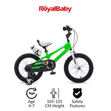 Load image into Gallery viewer, RoyalBaby Kids Bike 16&quot; Green for 4-7 Years Old BMX Freestyle