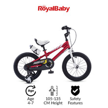 Load image into Gallery viewer, RoyalBaby Kids Bike 16&quot; Red for 4-7 Years Old BMX Freestyle