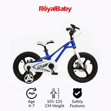 Load image into Gallery viewer, RoyalBaby Kids Bike Galaxy Fleet Plus Magnesium 16&#39;&#39; Blue for 4-7 Years Old (RB16-27)