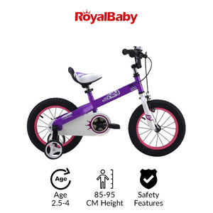 RoyalBaby Honey Kids Bicycle 12" Purple