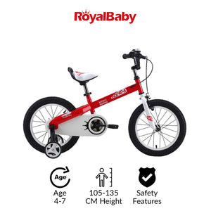 RoyalBaby Honey Kids Bicycle 16" Red