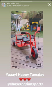 Chaser Bike with Sidecar for Kids 2 in 1 Co-Pilot Trike (E063-HQBB-5166) -Red