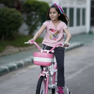 RoyalBaby Girls Kids Bike 20" White for 8-12 Years Old Jenny Girls Bike