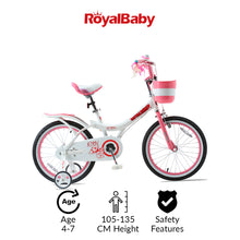 Load image into Gallery viewer, RoyalBaby Girls Kids Bike 16&quot; White for 4-7 Years Old Jenny Girls Bike