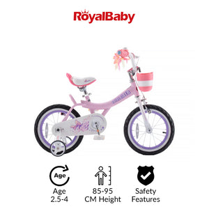 RoyalBaby Kids Bike for Girls Jenny Kids Bike 12" (G-4) -Pink