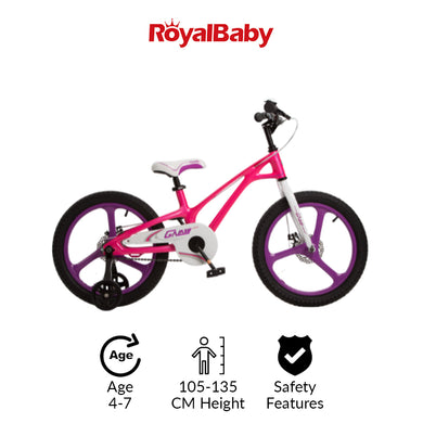 Royalbaby Galaxy Fleet Plus Magnesium 16'' Kids Bike (RB16-27) -Pink
