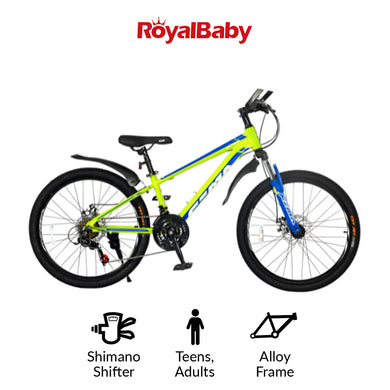 RoyalBaby RoyAlloy Teens Womens Mountain Bike 24